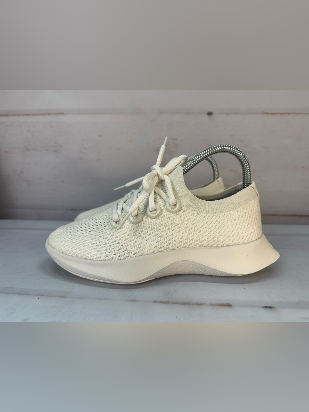 Allbirds Tree Dasher 2 Womens Size 6  white Athletic Running Shoes Sneakers